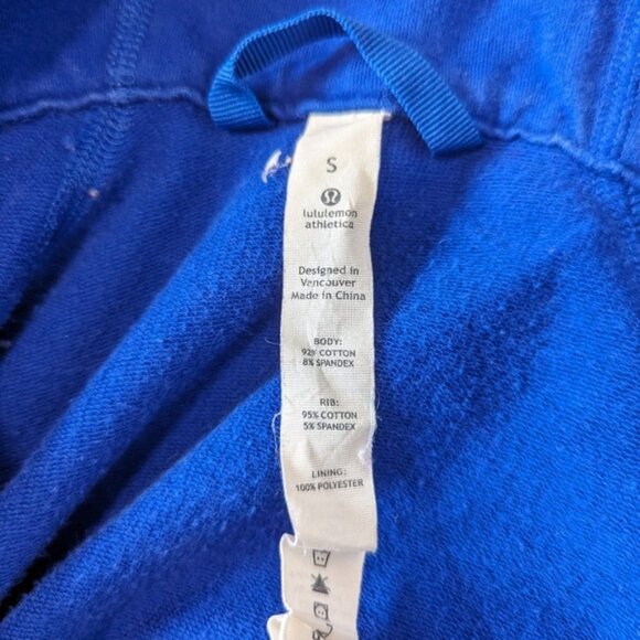 Lululemon Scuba Hoodie IV Women's Sweatshirt Size Small Blue - Picture 7 of 10
